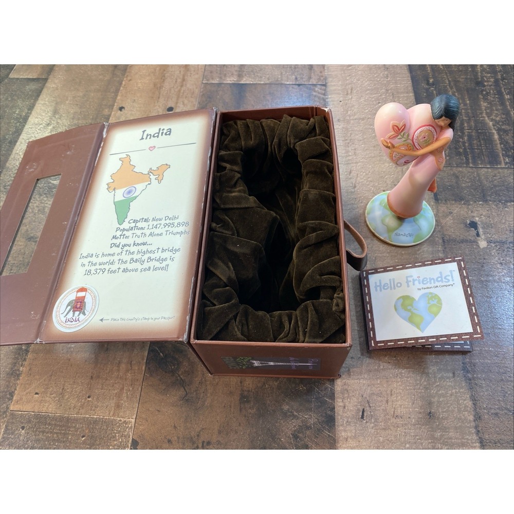 Hello Friends India Rama 2008 Pavilion Gift Company #73502 With Travel Case - Picture 2 of 16